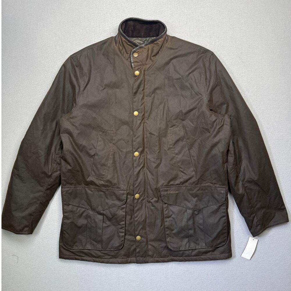 Barbour Men's Hereford Wax Jacket Olive XL $395